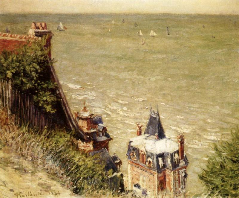 Gustave Caillebotte The Pink Villa